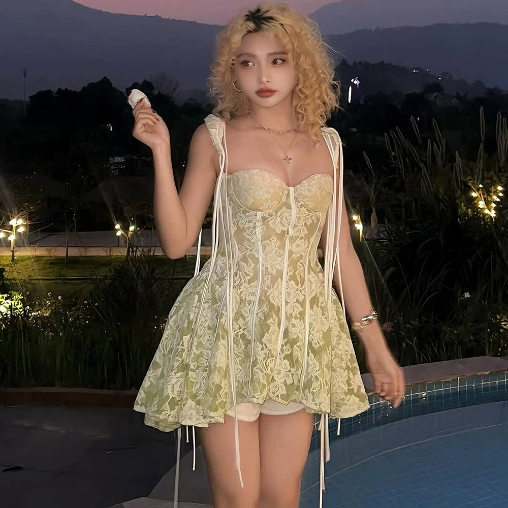 Zara Summer Style Strapless Princess Dress